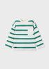 Mayoral Boy Long Sleeve Stripes T-shirt - tofu (4008-067)