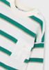 Mayoral Boy Long Sleeve Stripes T-shirt - tofu (4008-067)