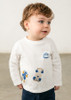 Mayoral Boy Long Sleeve T-shirt Racing - Ivory (2007-078)