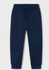 Mayoral Boy Basic Cuffed Fleece Trousers - Blue (725-060)