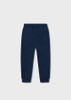 Mayoral Boy Basic Cuffed Fleece Trousers - Blue (725-060)