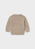 Mayoral Boy Face Motif Sweater - tweed (2374-055)