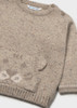 Mayoral Boy Face Motif Sweater - tweed (2374-055)