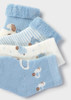Mayoral 4pc Set Socks - Sky (9107-080)