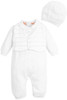 Boys' Long Christening & Baptism Outfit Set – Vest & Hat