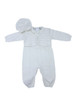 Boys' Long Christening & Baptism Outfit Set – Vest & Hat