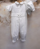 Piccolo Bacio - Boys Couture Christening Suit - Franco in White Silk