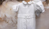 Piccolo Bacio - Boys Couture Christening Suit - Franco in White Silk
