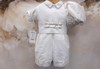Piccolo Bacio - Boys Couture Christening Suit - Gerry in White Silk