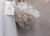 Piccolo Bacio - Couture Christening Gown - Daniella - White Silk