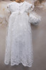 Piccolo Bacio - Couture Christening Gown - Vanina - White Silk