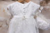 Piccolo Bacio - Couture Christening Gown - Vanina - White Silk