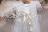 Piccolo Bacio - Couture Christening Gown - Veronique - Shantung Ivory