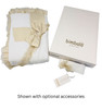 Bimbalo - Italian Import Velour Blanket with Ruffle - Gold 8150