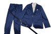 Small World - Mamemi Italian made Boys Suit w/Belt, Shirt, Tie & Vest