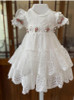 Bebe Gabrielle - Lace Dress - with Pink Rosebuds SW-3667-4