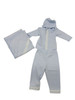 Sippy's Babes - Three Piece Set with Trim 1 Blue