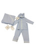 Sippy's Babes - Three Piece Set with Trim 1 Blue