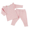 Oh Baby! Honeycomb Millie 2pc Set - Pale Pink