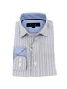 Small World - Leo & Zachary Boys Blue Checks l/s Dress shirt 5915