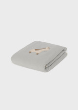 Mayoral Blanket with Fur Lining - Fog (9144-79)