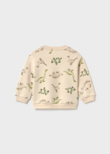 Mayoral Boy Patterned Pullover - Light Taupe (2416-95)