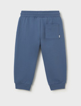 Mayoral Infant Boy Basic Cuffed Fleece Trousers - Blue (704-55)