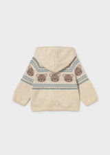 Mayoral Infant Boy Jacquard Knitting Pullover - Heather Stone (2380-73)