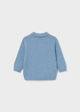 Mayoral Infant Boy Polo Sweater - Vivid Rain (2376-65)