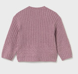 Mayoral Infant Girl Textured Jumper - Violet Mix (2382-90)