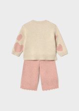 Mayoral Infant Girl Knit Pants Set - Pastel Mix (2556-42)