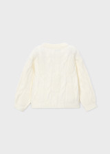 Mayoral Girl 3D Flower Sweater - Soy (4319-067)