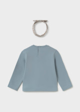 Mayoral Girl Long Sleeve T-shirt with Headpiece - hummingbir (2003-089)