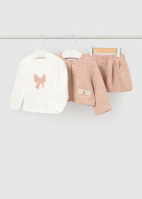 Mayoral Girl Tweed-knit Skirt Set - petisui (2954-029)