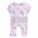 Caden Lane Leighton's Lavender Ruffle Zipper Footie