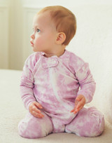 Cotton 2-Way Zip Baby Infant Footie Pajama-Prism Purple