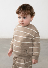 Mayoral Boy Patterned Pullover - H. Truffle (2416-097)