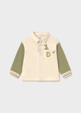 Mayoral Boy Long Sleeve Polo - Bayleaf (2102-030)