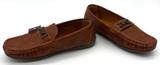 Josmo - Boys Loafer w/metal accent Cognac
