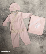 Sippy's Babes - Pink 3 piece Set 202 with 92 Cream trim