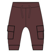 Mish 215556-BURGUNDY Pocket Joggers