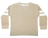 Mish E26223-STONE/Sand Taping Thermal Shirt