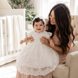 Giada Marie - Phoebe Christening Gown with Bonnet