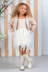 Ooh! La La! Couture - Tweed Jacket Pink Tweed - SW-112JKT