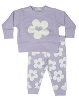 Little Mish Daisy 2 Piece Set - Lilac SW-4803