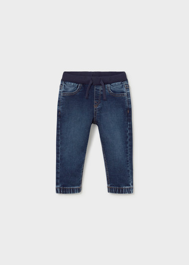Mayoral Boy Soft Denim Jogger Pants - Dark (2543-66)