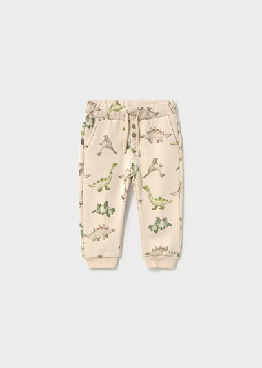 Mayoral Boy Patterned Pants - Light Taupe (2538-95)