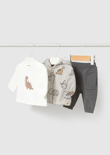 Mayoral Infant Boy 3 Piece Tracksuit - Bright Coal (2671-46)