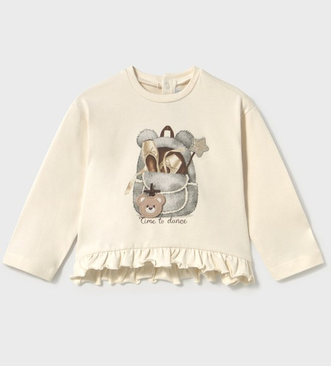 Mayoral Infant Girl Long Sleeve Shirt - Soy (2001-80)