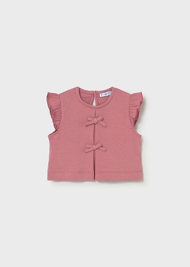 Mayoral - Rib Knit Top Blush 1089